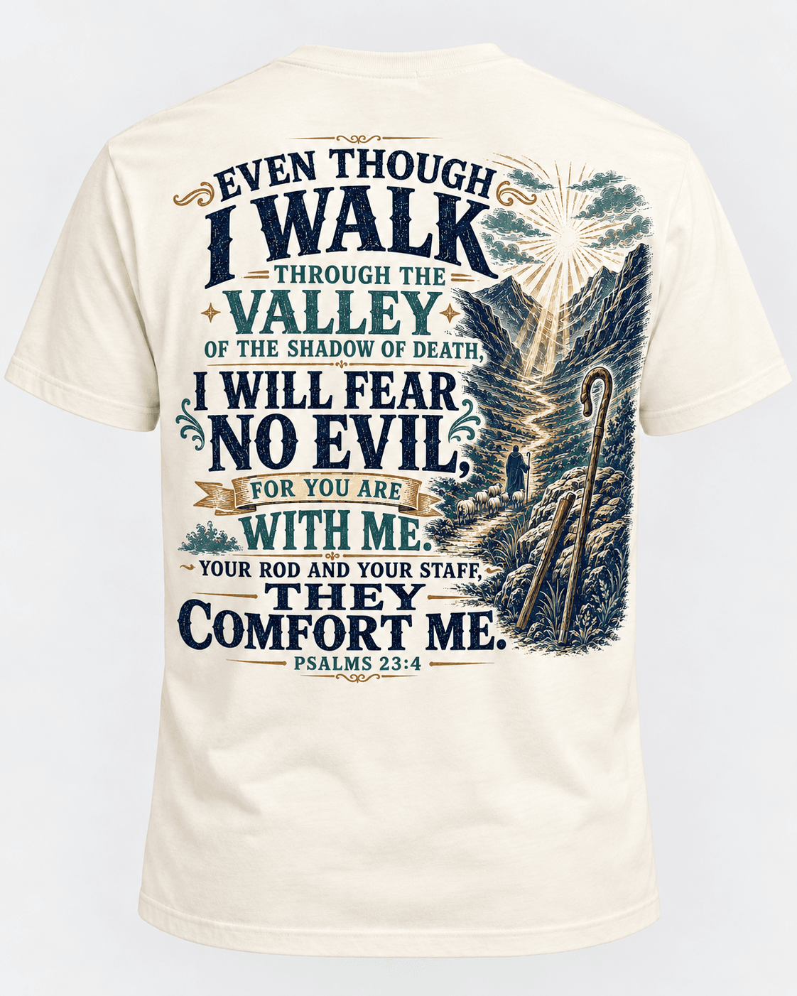 Psalm 23:4 — Even Though